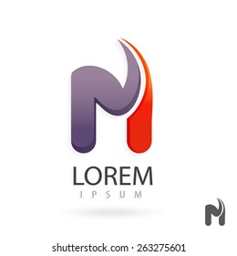 Letter M logo icon design template. Modern business elements. Creative Vector illustration.
