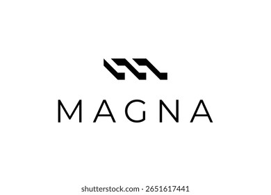Letra M logo icono diseño Plantilla Elementos