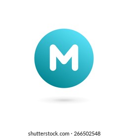 Letter M logo icon design template elements 