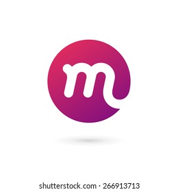 Letter M logo icon design template elements 