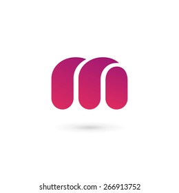 Letter M Logo Icon Design Template Elements 