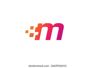 Letter M logo icon design template elements