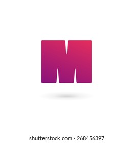 Letter M logo icon design template elements
