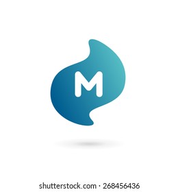 Letter M logo icon design template elements