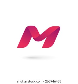 Letter M logo icon design template elements
