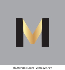 Letter M logo icon design template elements