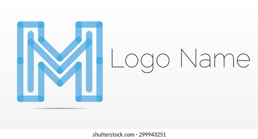 Letter M logo icon design template elements, logo design
