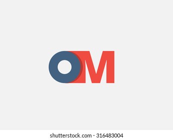 Letter M, logo icon design template. Vector business elements.