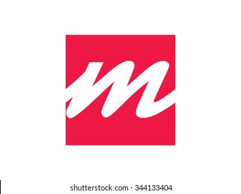 Letter M logo icon design template elements