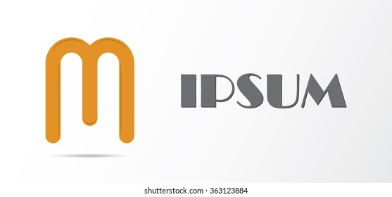 Letter M logo icon design template elements, logo design