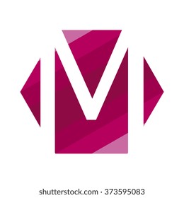 Letter M logo icon design template elements