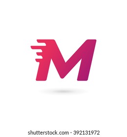 Letter M logo icon design template elements