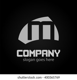 Letter m logo icon design template elements. Vector color sign

