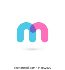 Letter M logo icon design template elements