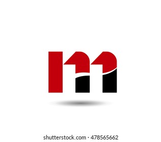 Letter M logo icon design template elements
