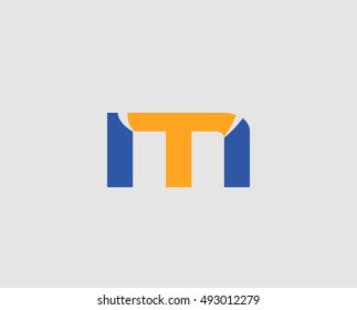 Letter m logo icon design template elements
