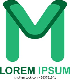Letter m Logo Icon design Template Vector