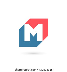 Letter M logo icon design template elements