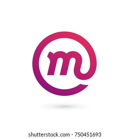 Letter M logo icon design template elements