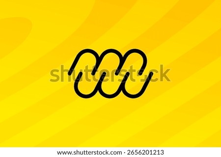 Letter M logo icon design template elements