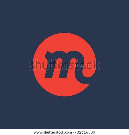 Letter M logo icon design template elements