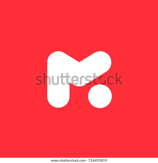 文字mのロゴアイコンデザインテンプレートエレメント のベクター画像素材 ロイヤリティフリー