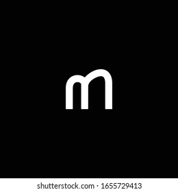 Diseño de plantilla de icono del logotipo M de letra en ilustración vectorial 