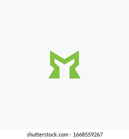 Buchstabe M Logo Symboldesign in Vektorillustration 