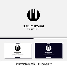 Letter M logo and icon, vector design template.EPS10