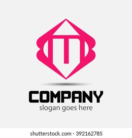 letter M logo icons design template elements
