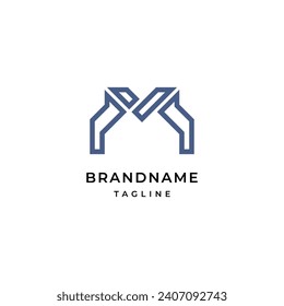 Letter M Logo or M Initials Modern Monogram Symbol Design Template
