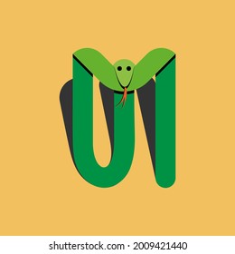 El logo de la letra M está hecho con serpientes y se ve realmente genial. Este sencillo logotipo es adecuado para empresas farmacéuticas, entretenimiento, tecnología, estudios de grabación, películas y más