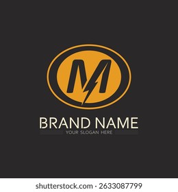 Letter M Logo for Marine Services, Surf Brands, and Ocean-Focused Business Identity