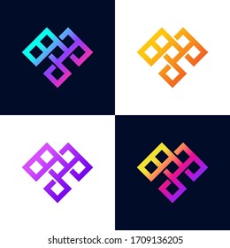 Letter M Logo Minimalist, Creative, Modern, brilliant Icon design, Typography Vector Template.