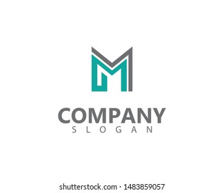 Letter M Logo Modern and Clean