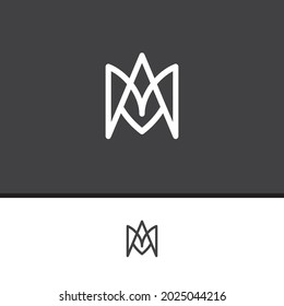 Letter M Logo monogram, creative design, logo or icon symbol
