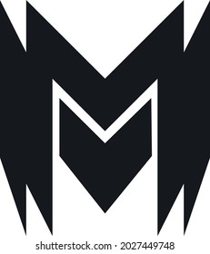 Letter M logo Monogram desaign