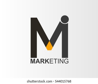 Letter M logo professional, Marketing logotype vector sign