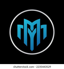 logotipo de letra M , sencillo y limpio