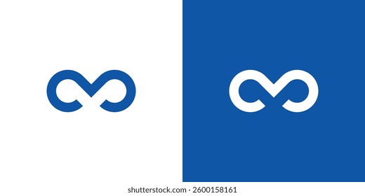 Letter m logo. Suitable for business logo, brand, interview show, podcast, quiz. Flat Vector Logo Design Template Element.