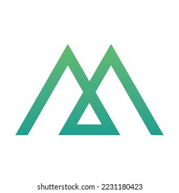 plantilla de logotipo de letra M, plantilla de logotipo M, plantilla M