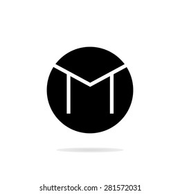 Letter M logo template