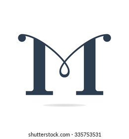 Letter M logo template