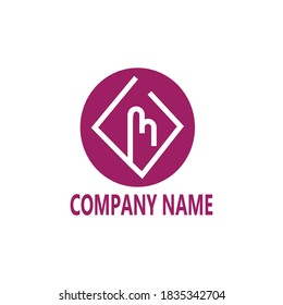 Plantilla de logotipo de letra M, ilustración de línea creativa, diseño vectorial