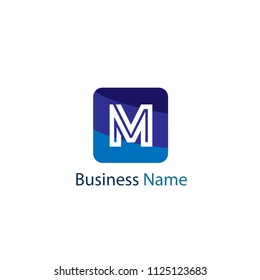 Letter M Logo Template Design