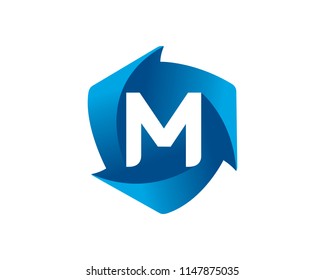 Letter M Logo Template Design Vector, Emblem, Concept Design, Creative Symbol, Icon