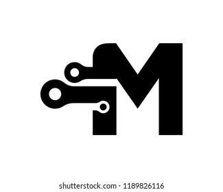 Letter M Logo Template Design Vector, Emblem, Concept Design, Creative Symbol, Icon