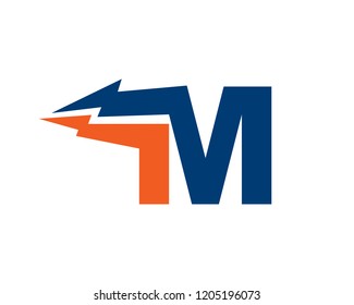 Letter M Logo Template Design Vector, Emblem, Concept Design, Creative Symbol, Icon