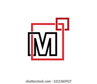 Letter M Logo Template Design Vector, Emblem, Concept Design, Creative Symbol, Icon