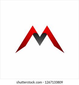 Letter M Logo template design